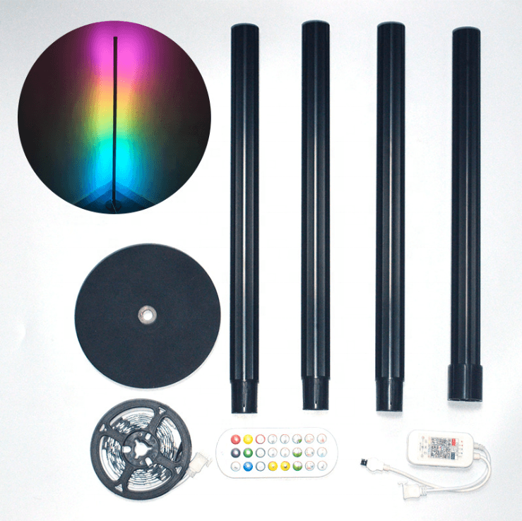 RGB Corner Floor Lamp with Remote Control - YilofyProducts